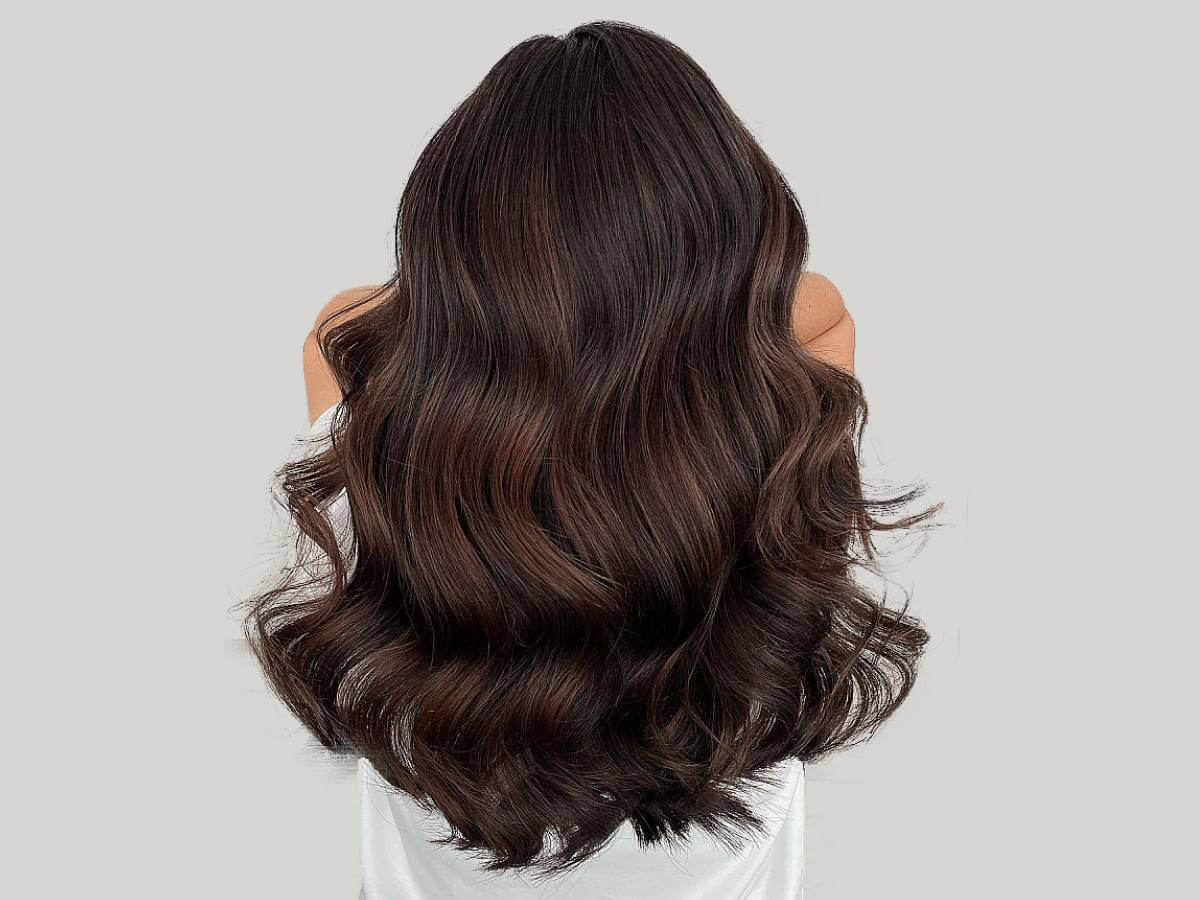 chocolate brown hair colors salon Toujours Belle